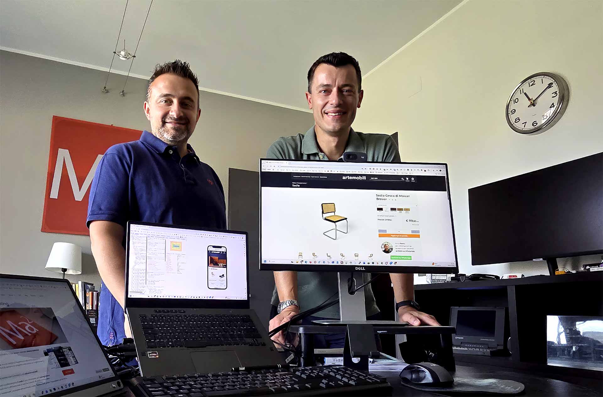 Mattia Gabriele e Marcello Rabozzi